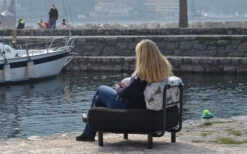 One Bar Element 1 Aufblasbarer Sessel / Sitzelement Dark Grey / Blue -Campingmöbel 365732 2413676 1