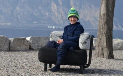 One Bar Element 1 Aufblasbarer Sessel / Sitzelement Light Grey / Green -Campingmöbel 365744 2413685 2