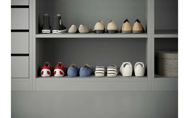 Metaltex Cipok-2 Schrankeinsatz Für Schuhe 2er Set Weiß 4 Metaltex Cipok-2 Schrankeinsatz Für Schuhe 2er Set Weiß – Bild 2