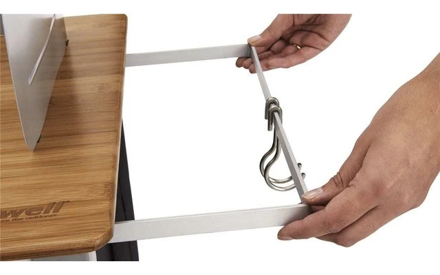 Outwell Padres XL Küchentisch Mit Bambustischplatte 3 Outwell Padres XL Küchentisch Mit Bambustischplatte