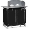 Berger Küchenbox 4 Fächer Schwarz 2 Berger Küchenbox 4 Fächer Schwarz -Campingmöbel 56683 3928