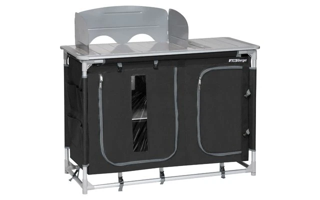 Berger Campingküche Mit Spüle Schwarz 5 Berger Campingküche Mit Spüle Schwarz – Bild 3